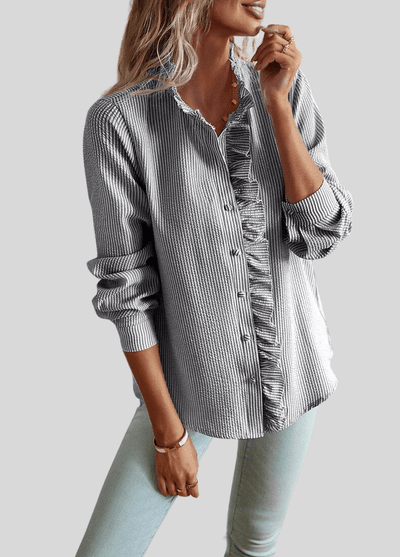 Alina | Elegant Ruffle Top