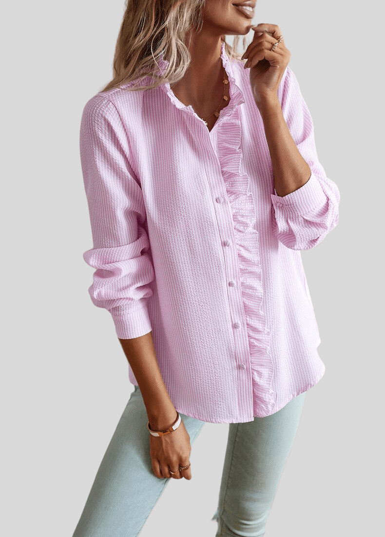 Alina | Elegant Ruffle Top