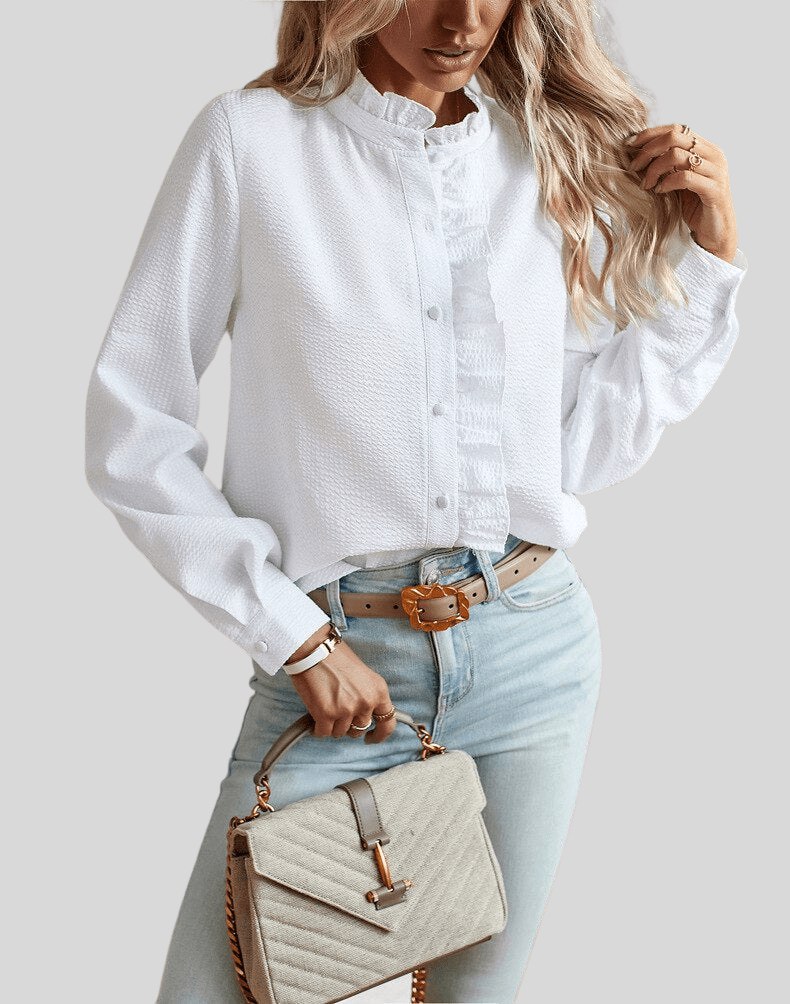 Alina | Elegant Ruffle Top