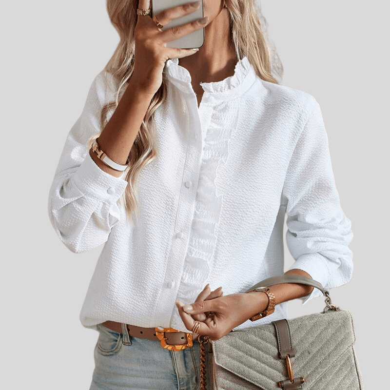 Alina | Elegant Ruffle Top