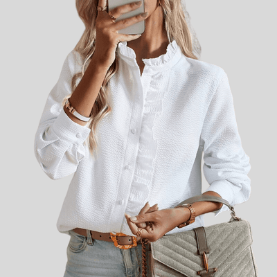 Alina | Elegant Ruffle Top