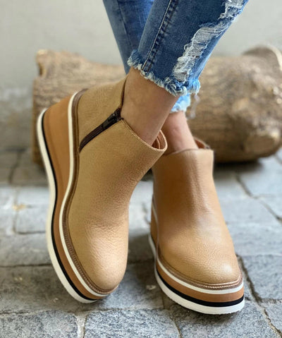 Emilia™ | Stylish Wedge Ankle Boots