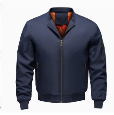 Men's windproof bomber jacket | Zipper