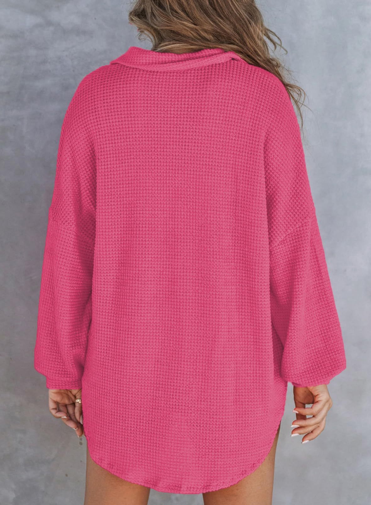 Luisa | Chic Waffle Top