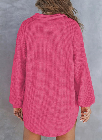 Luisa | Chic Waffle Top