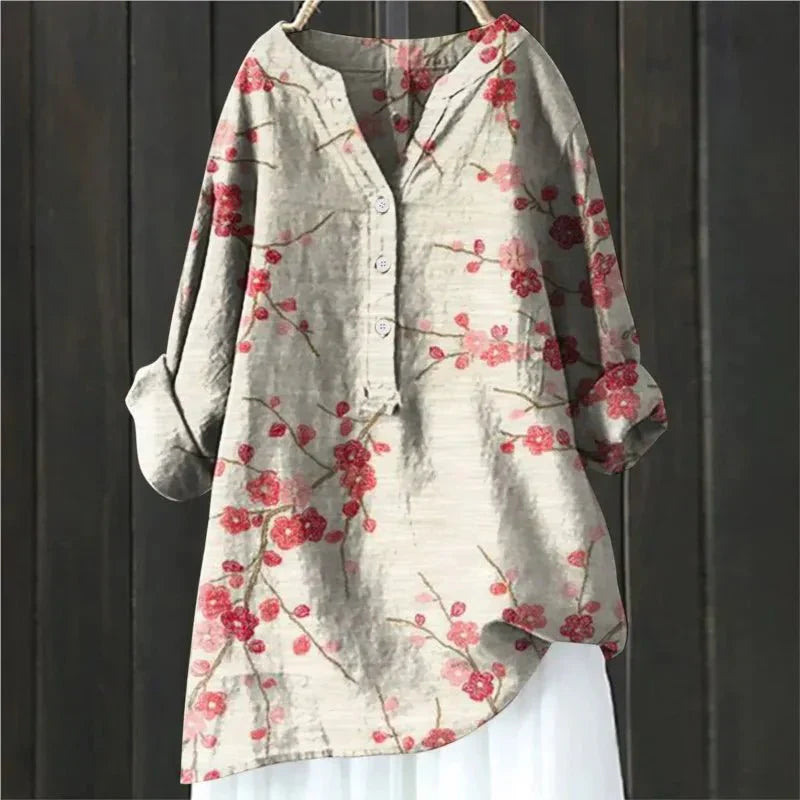 Emilia | Floral Accent Top