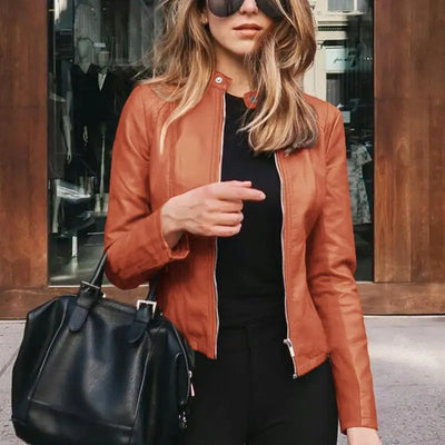 Harriet | Chic Zip-Up Moto Jacket