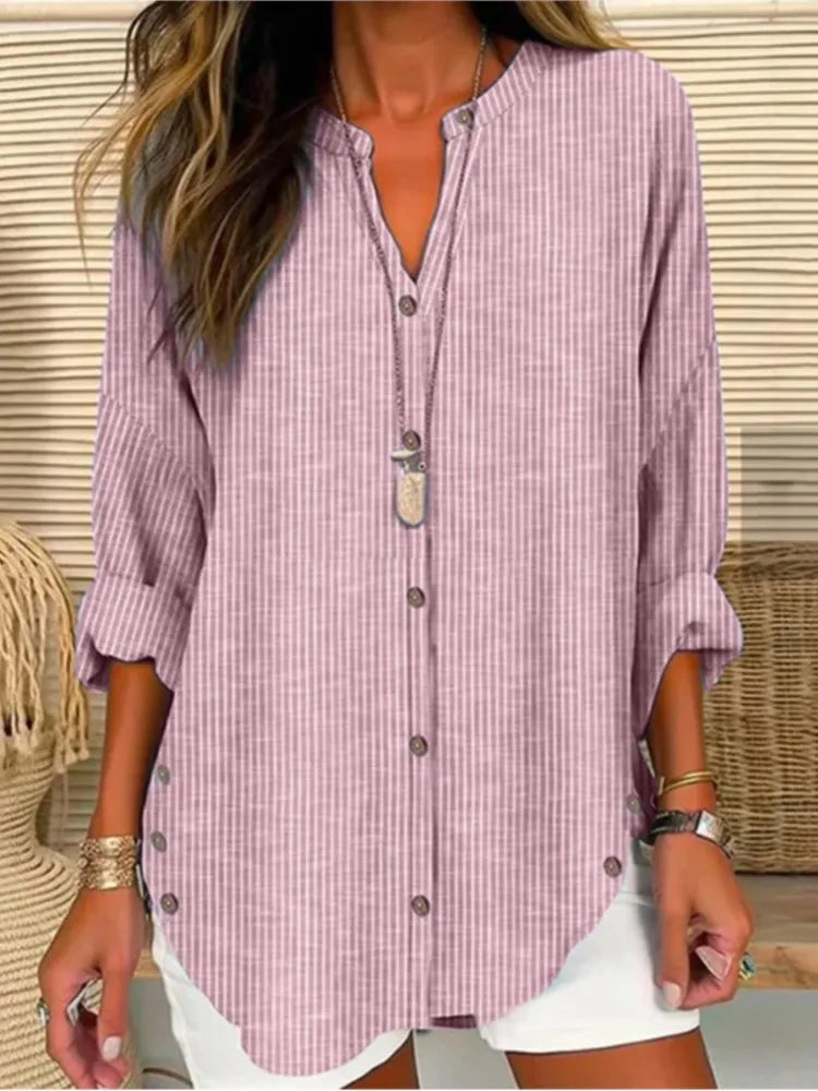 Rosalia | Vintage Striped Blouse