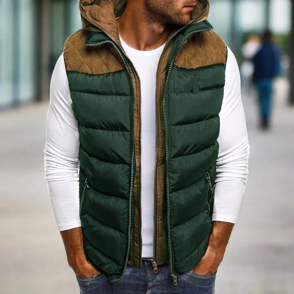 RAW Premium Bodywarmer | Urban Edge Hooded Puffer Vest