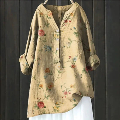 Emilia | Floral Accent Top