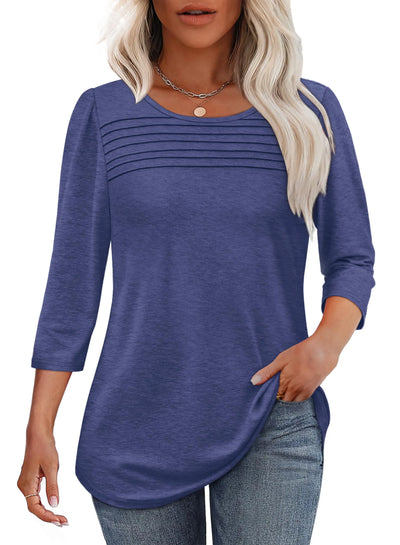 Mona | Pleated Casual Top
