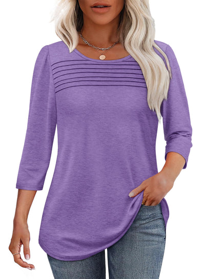 Mona | Pleated Casual Top