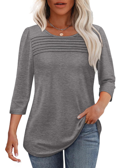 Mona | Pleated Casual Top