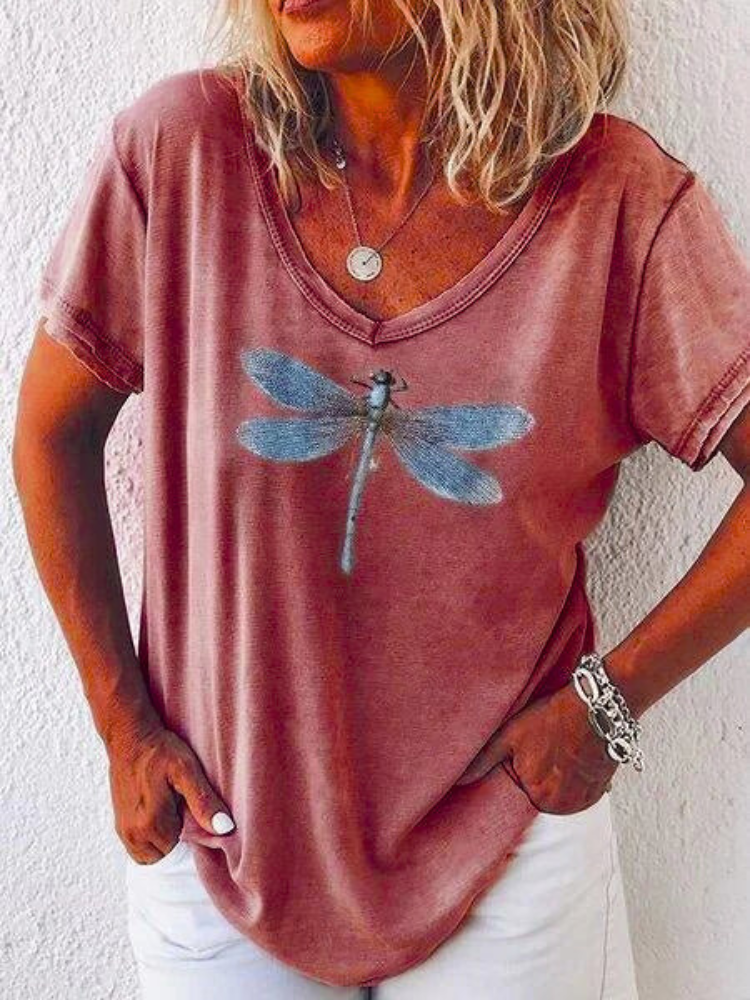 Estelle | V-Neck Art Tee