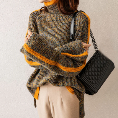 BRESEIS | Women's rope warm sweater | winter