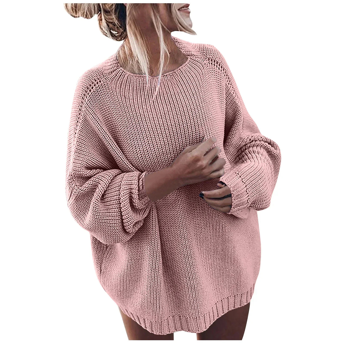 Sweater in a relaxed fit with long sleeves for women