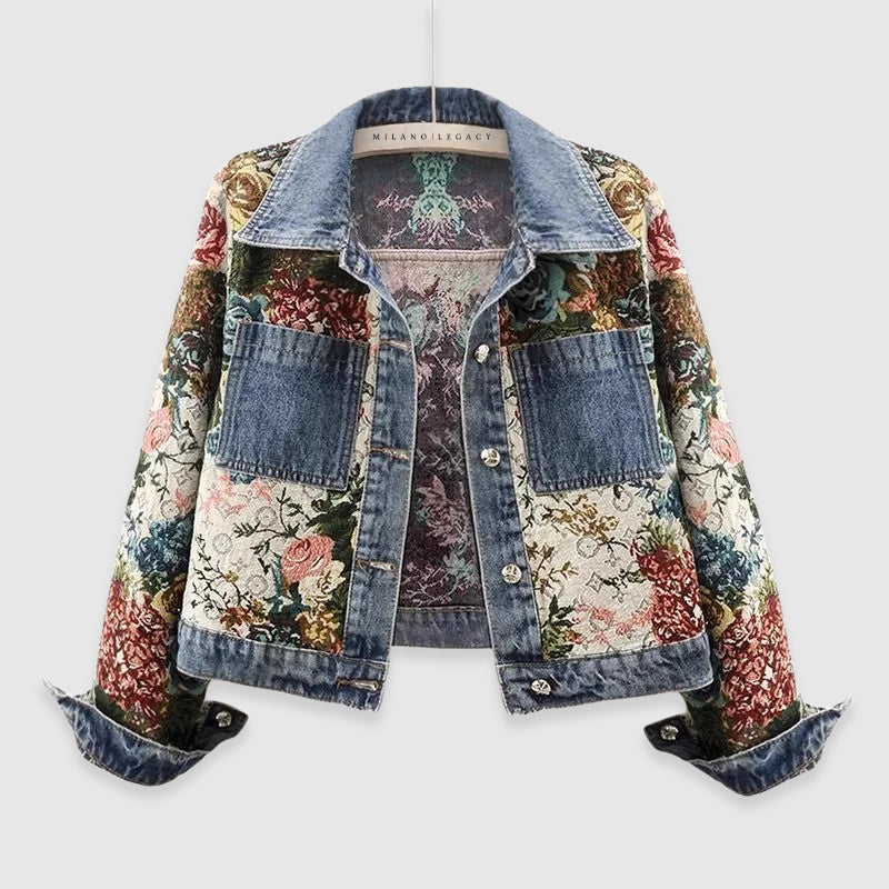 Clara™ | Amoretti Blossom Denim Jacket