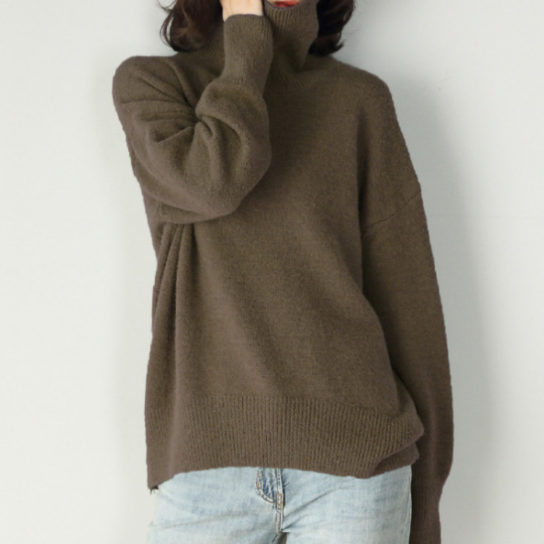 Elkein | Elegant turtleneck sweater for women