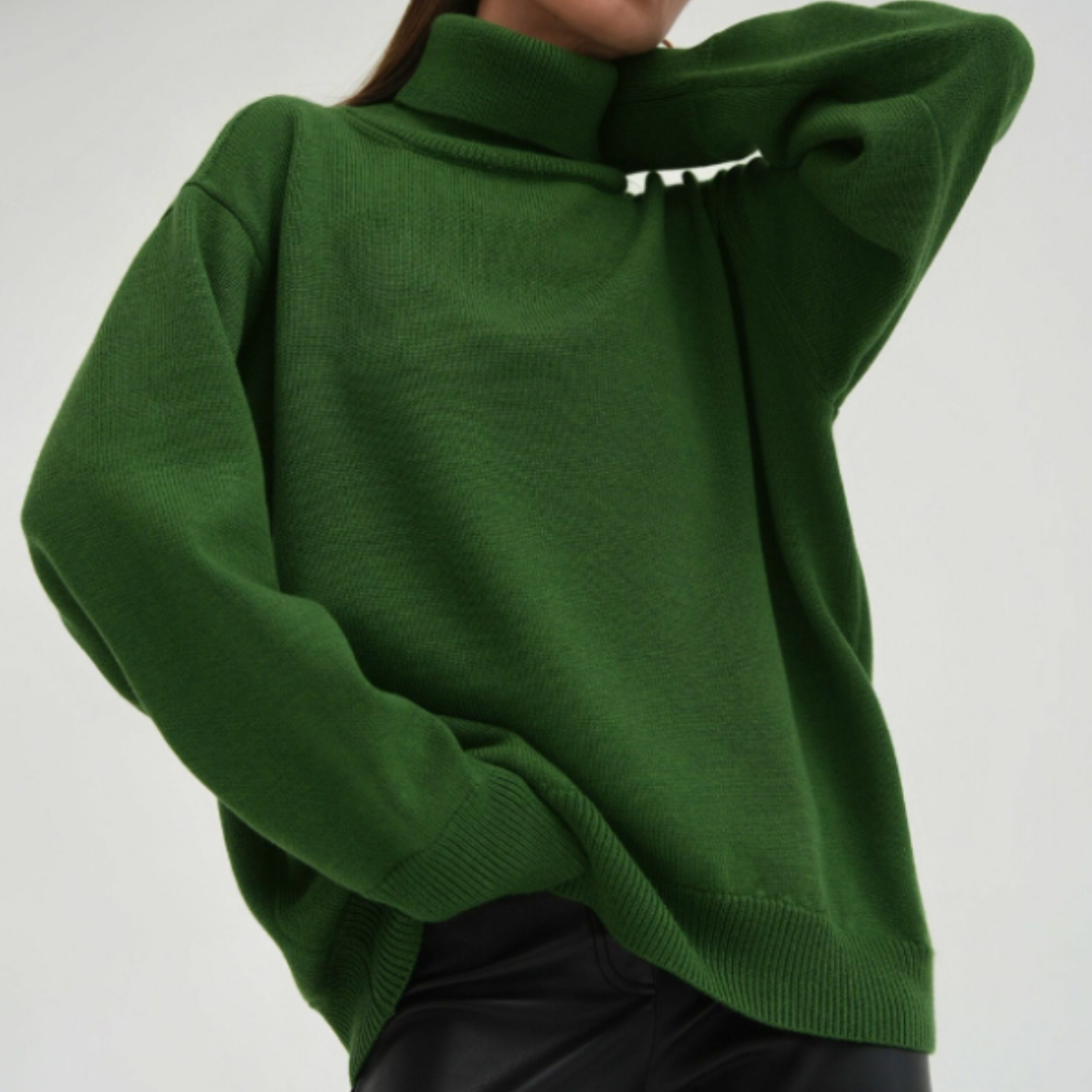 Elkein | Elegant turtleneck sweater for women