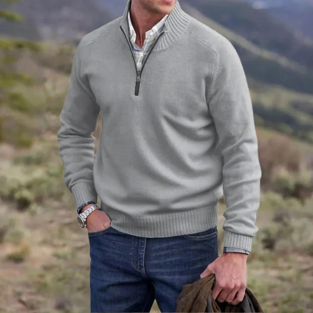 Andrew | Men’s Quarter-Zip Knit Pullover
