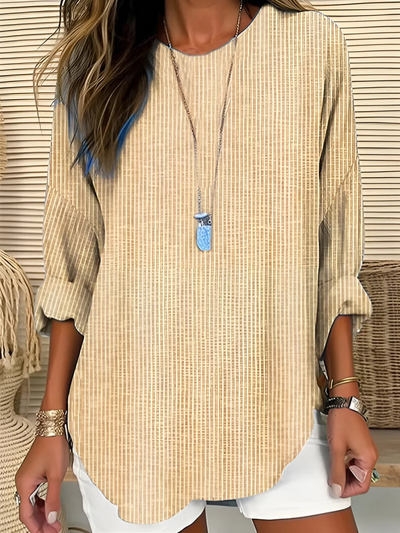 Rhea | Trendy Striped Top