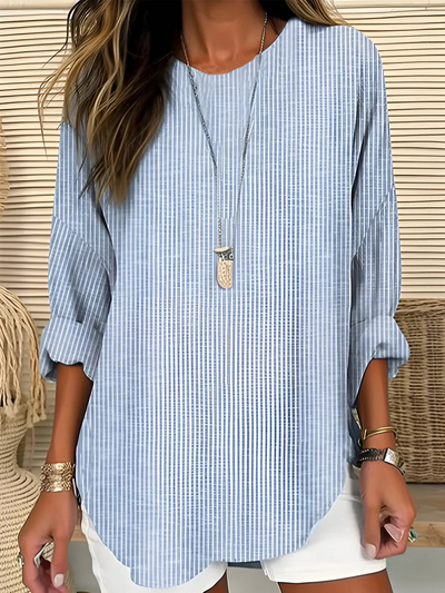 Rhea | Trendy Striped Top