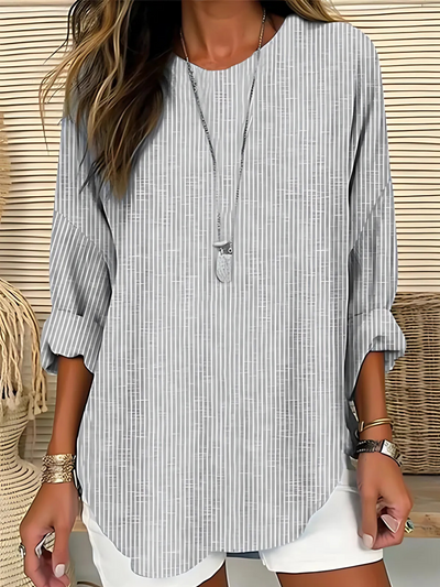 Rhea | Trendy Striped Top