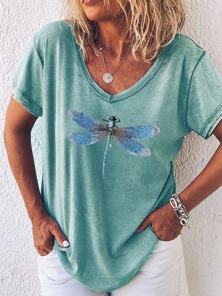 Estelle | V-Neck Art Tee