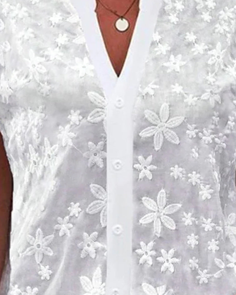 Coralie | Short-Sleeve Casual Top