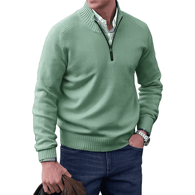 Andrew | Men’s Quarter-Zip Knit Pullover