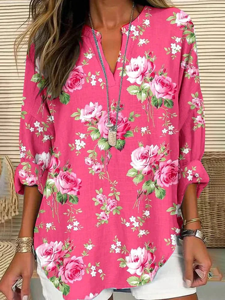 Lianne | Graceful Floral Top