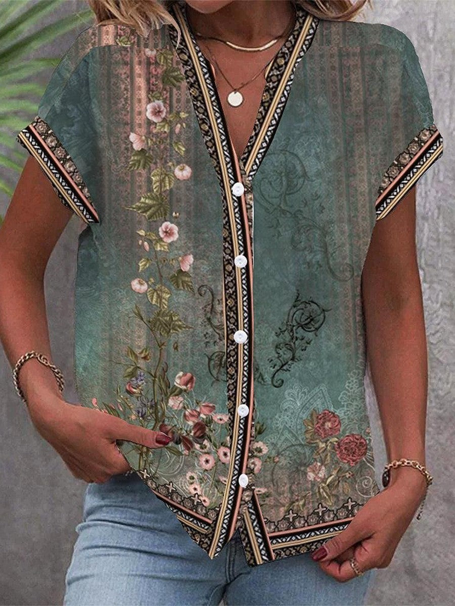 Braila | Watercolour Petal Blouse