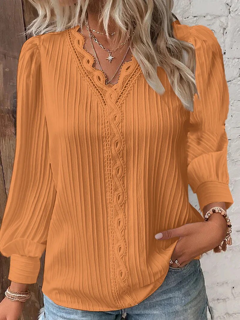 Lydia | Lace Detail Top