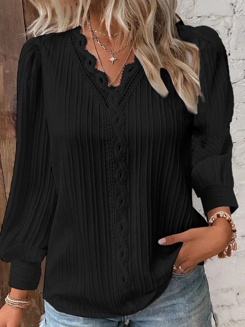 Lydia | Lace Detail Top