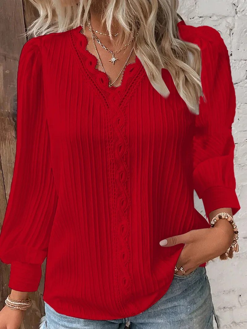 Lydia | Lace Detail Top