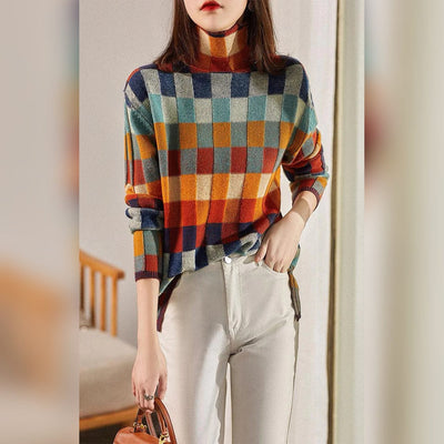 Sweater stylish caropullover with a modern design for women