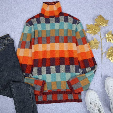 Sweater stylish caropullover with a modern design for women