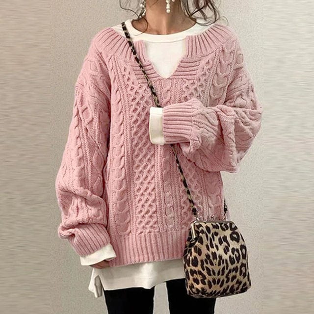 Stylish knitting sweater for women