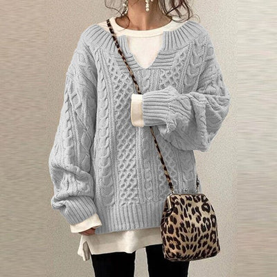Stylish knitting sweater for women