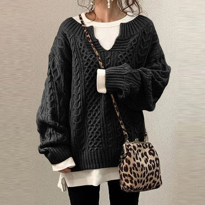 Stylish knitting sweater for women