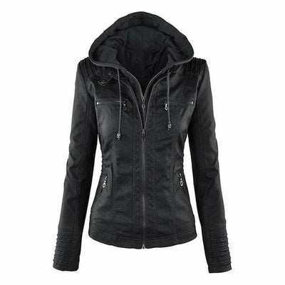 Quetin | Jacket with hood for women