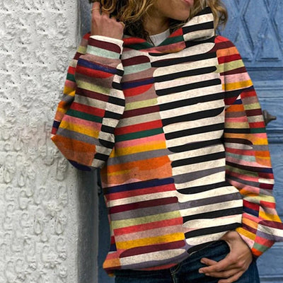 Colorful hoodie for women