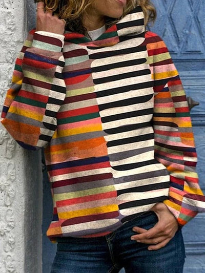 Colorful hoodie for women