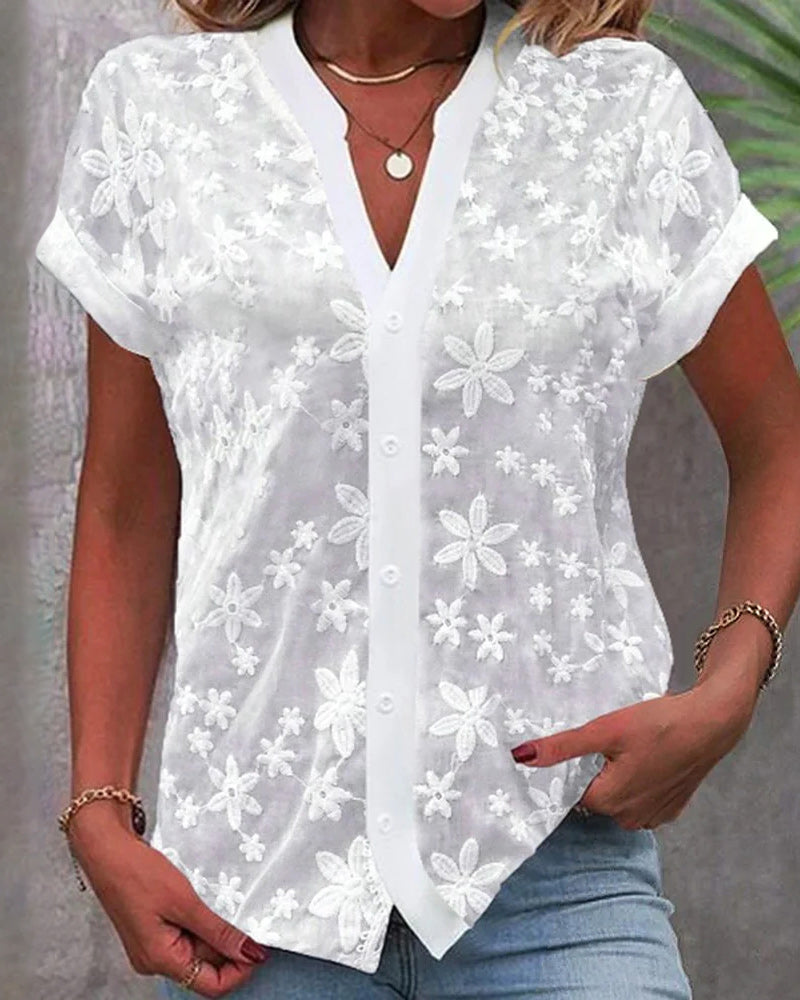 Coralie | Short-Sleeve Casual Top