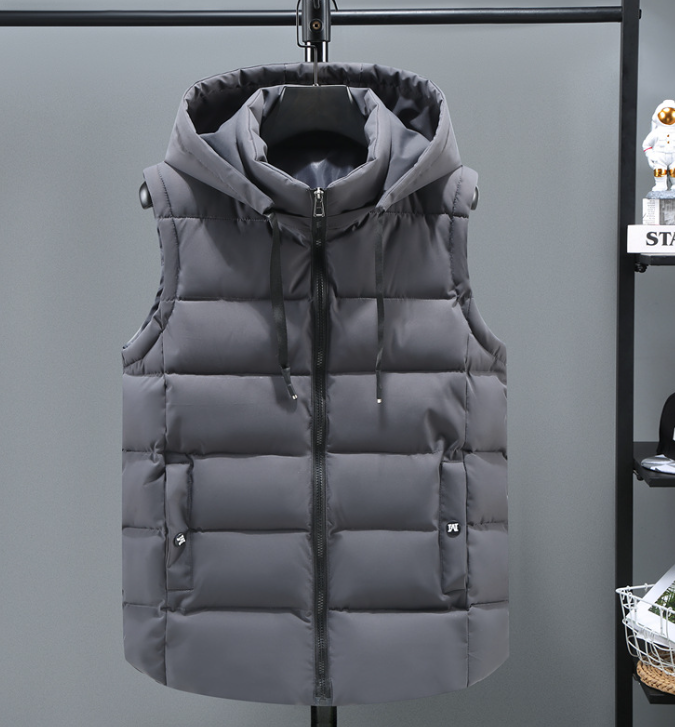 Glenn | Ultra-Warm Hooded Puffer Vest
