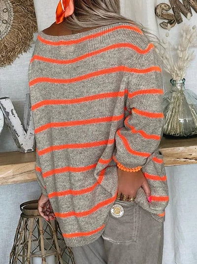 Cozy knitting sweater for women
