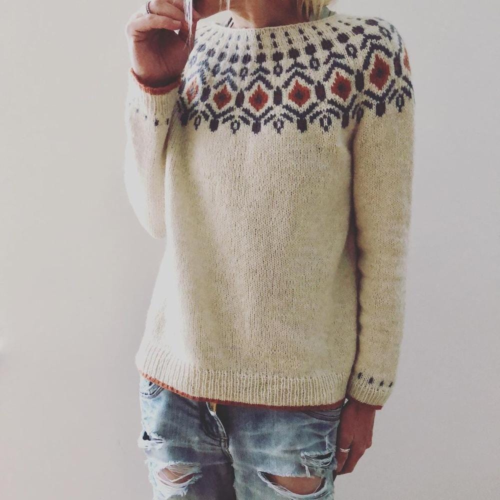 Sweater pleasantly soft and stylish for women