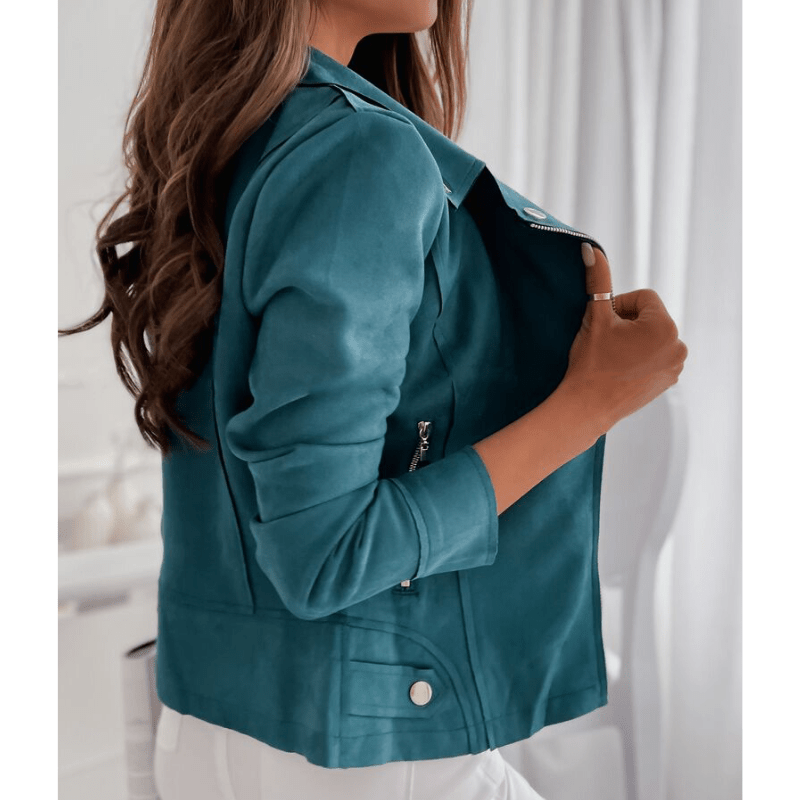 Women stylish zipper jacket | Long -sleeved
