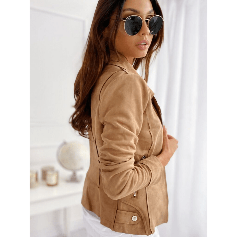 Women stylish zipper jacket | Long -sleeved