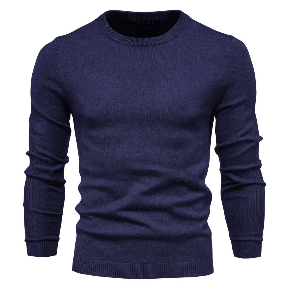 Men’s Crew Neck Sweater – Regular Fit – Long Sleeve – Soft & Warm Knit Jumper
